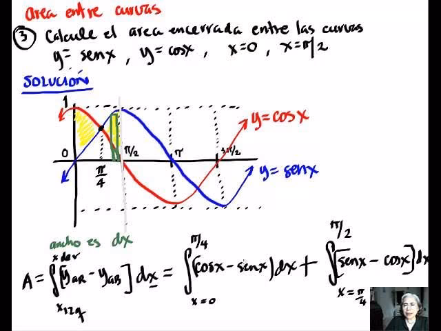 ¿Cómo calcular el área de un seno?