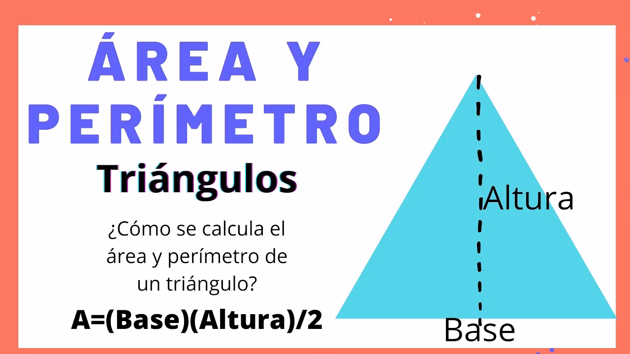 ¿Cómo sacar el área de un triángulo que tiene 3 medidas?