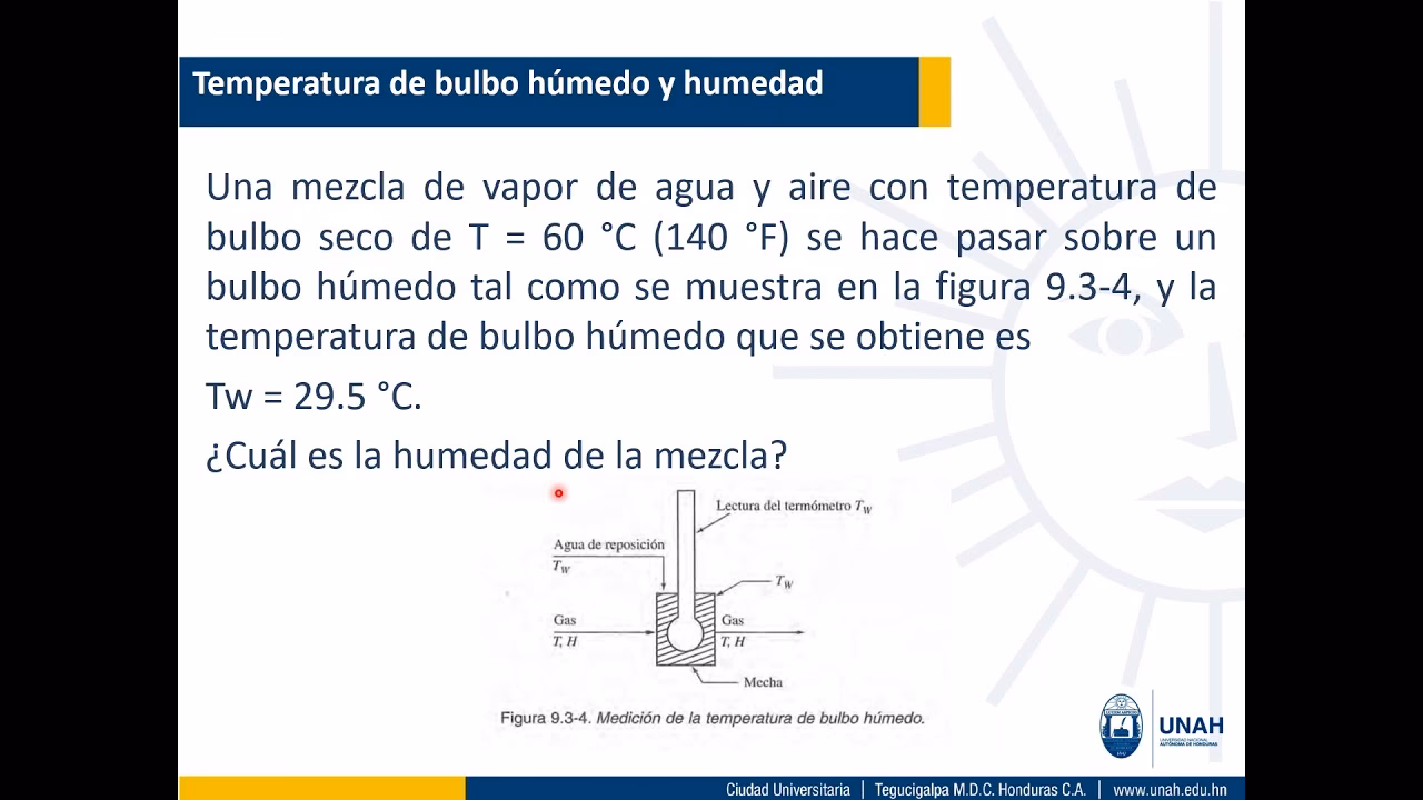 ¿Qué parámetros se miden con el termómetro de bulbo seco y húmedo?