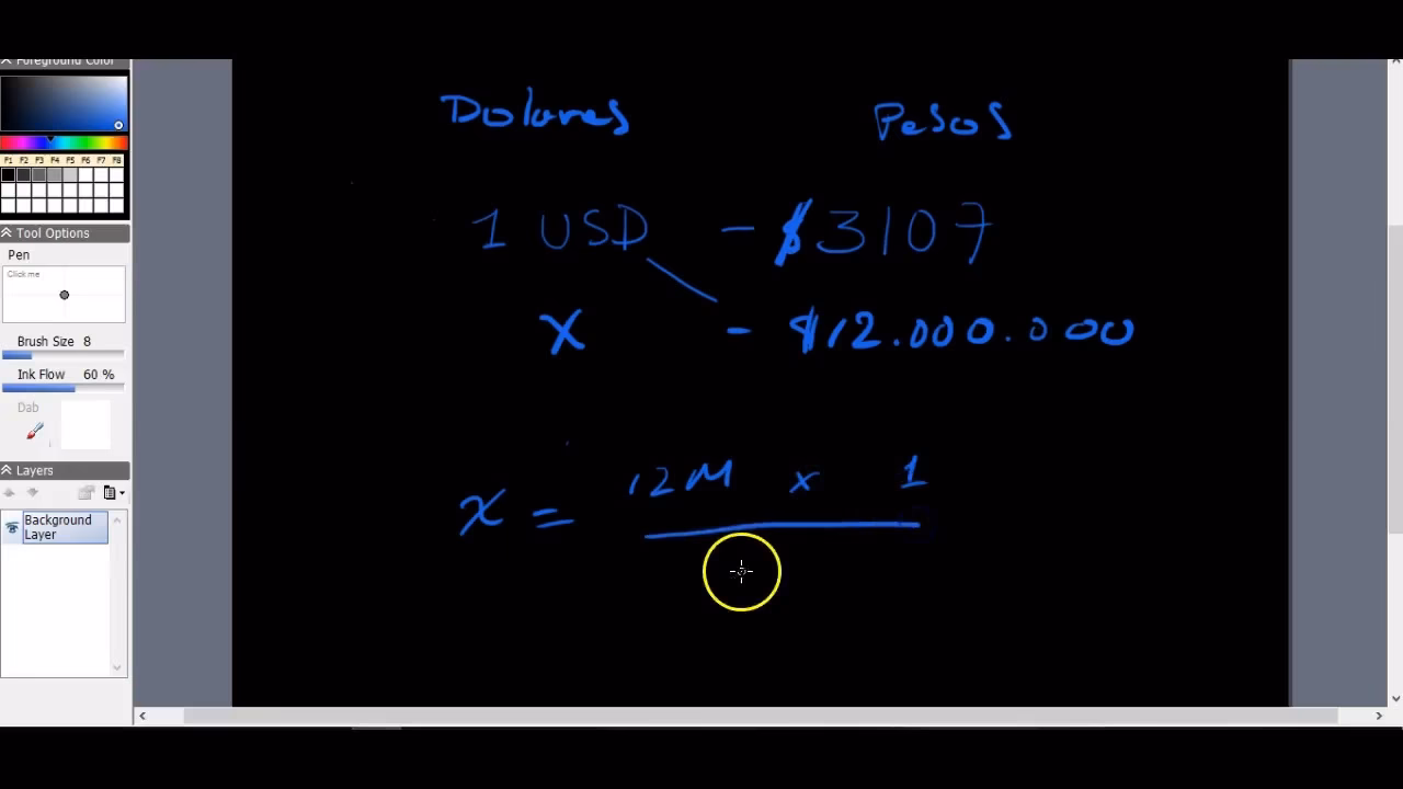 ¿Cómo se calcula un cambio?