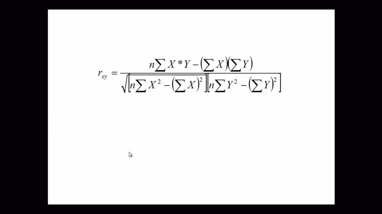 ¿Cómo calcular la correlación de Pearson R2?