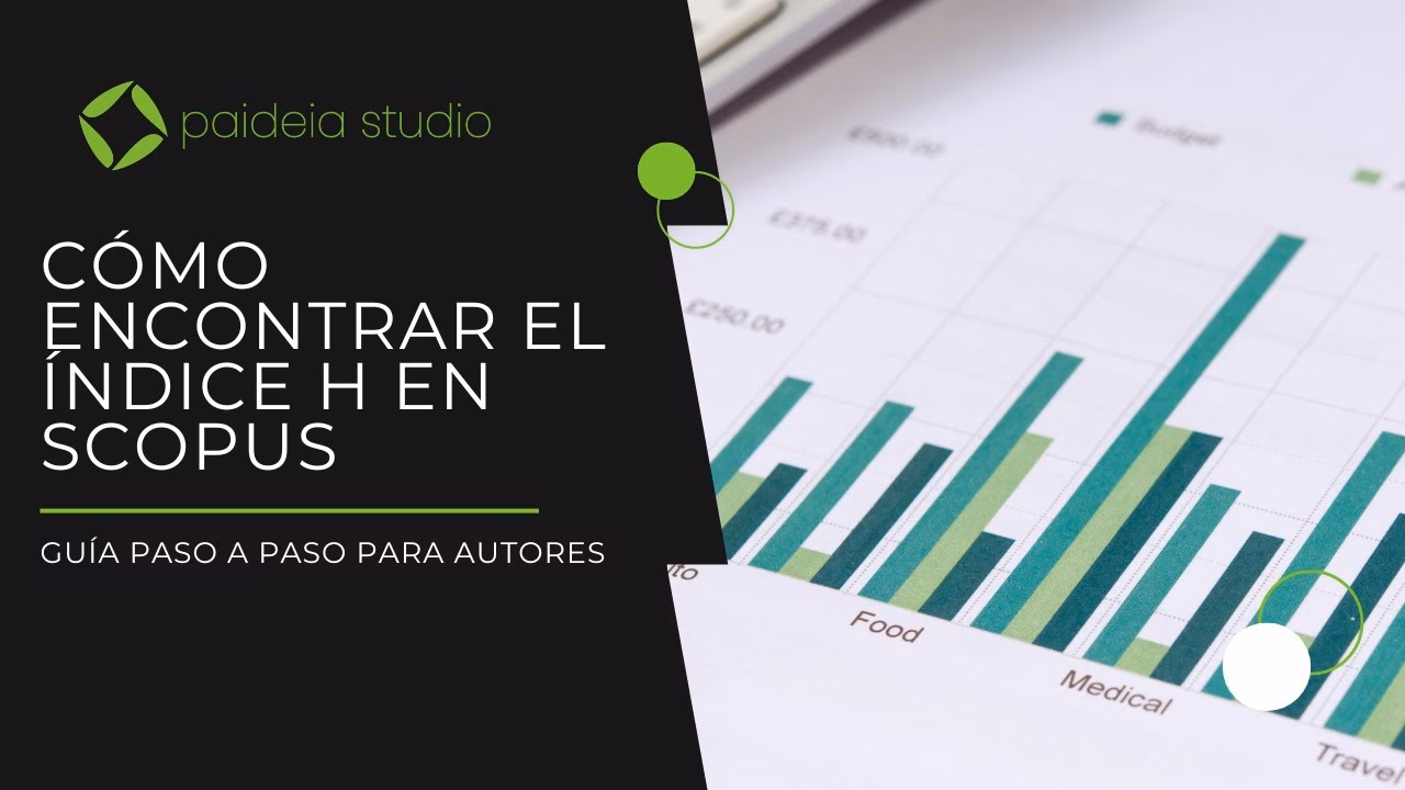 ¿Cómo encuentro el índice H de un autor en Scopus?