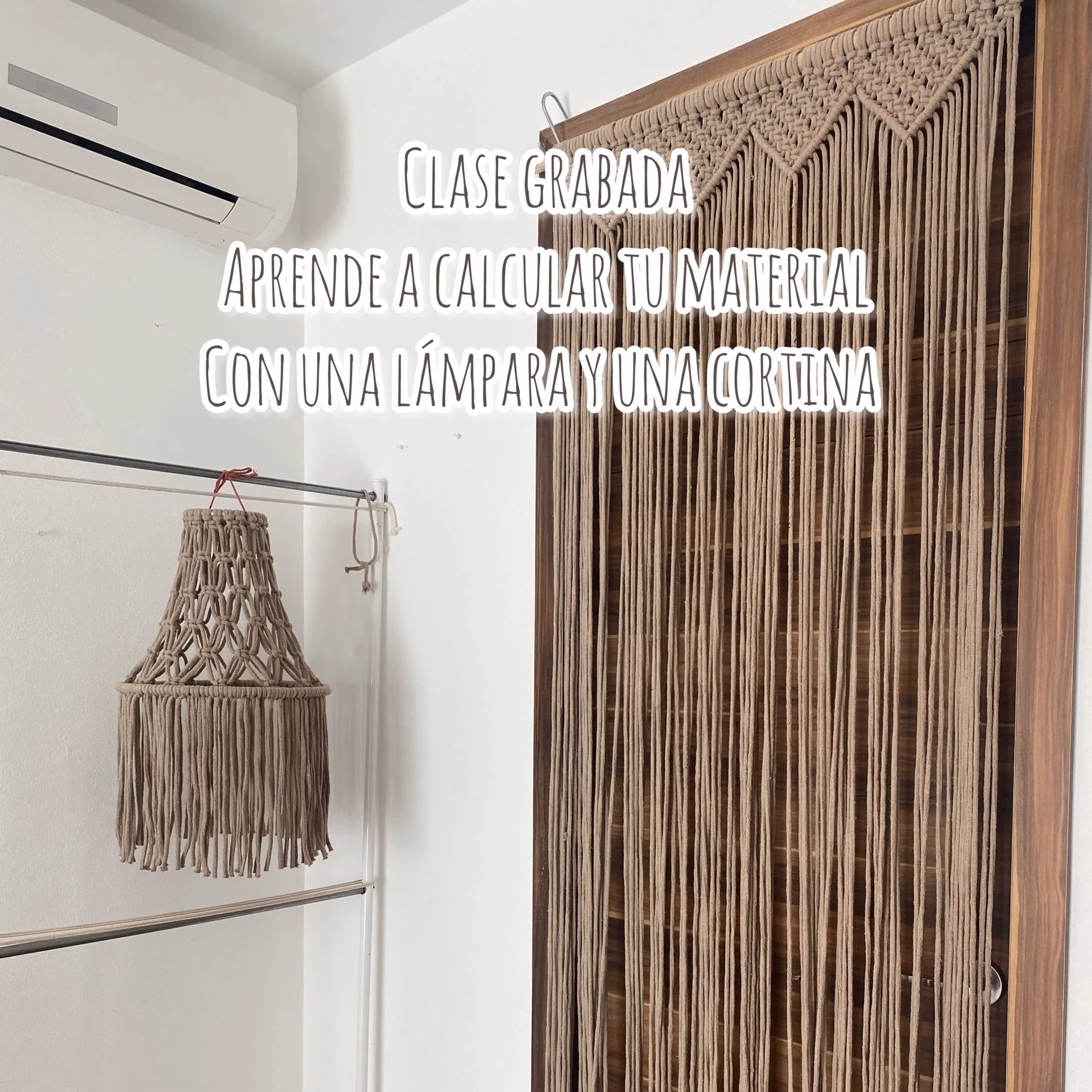 ¿Cómo medir el cordón de macramé para cortinas?
