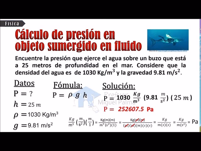 ¿Cómo calcular la masa de un objeto sumergido en agua?