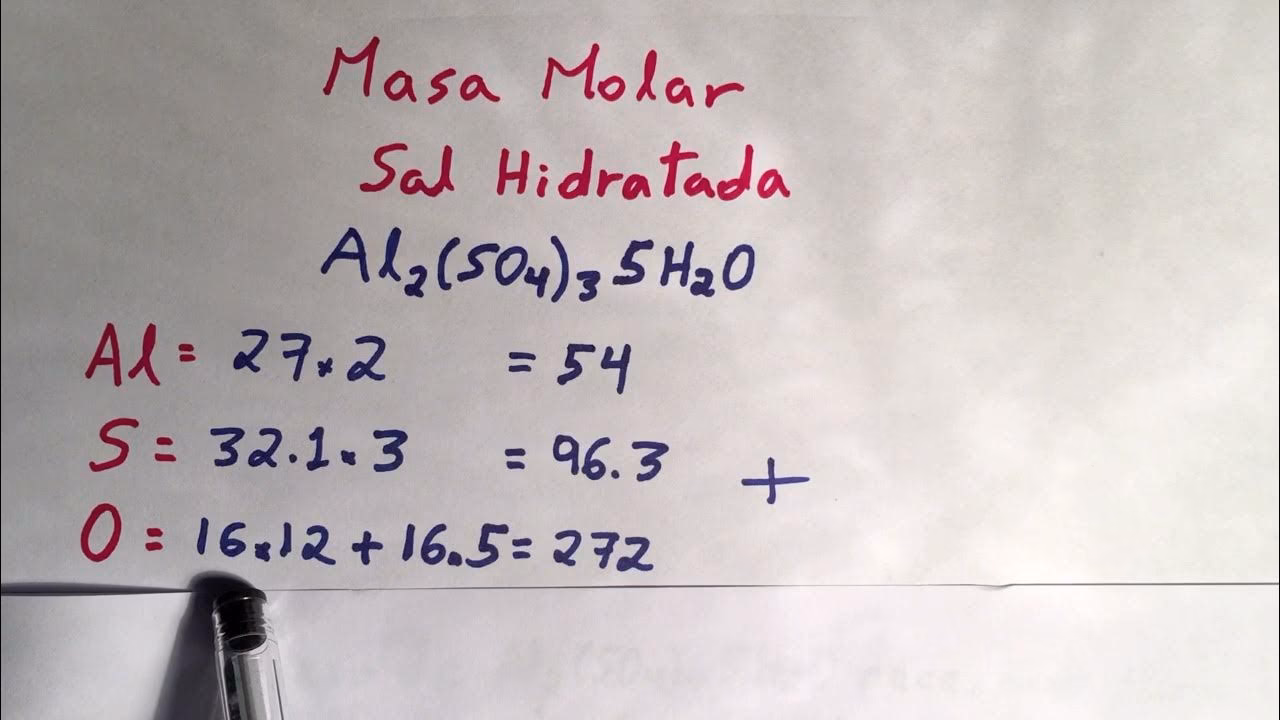¿Cómo calcular el peso de sal?