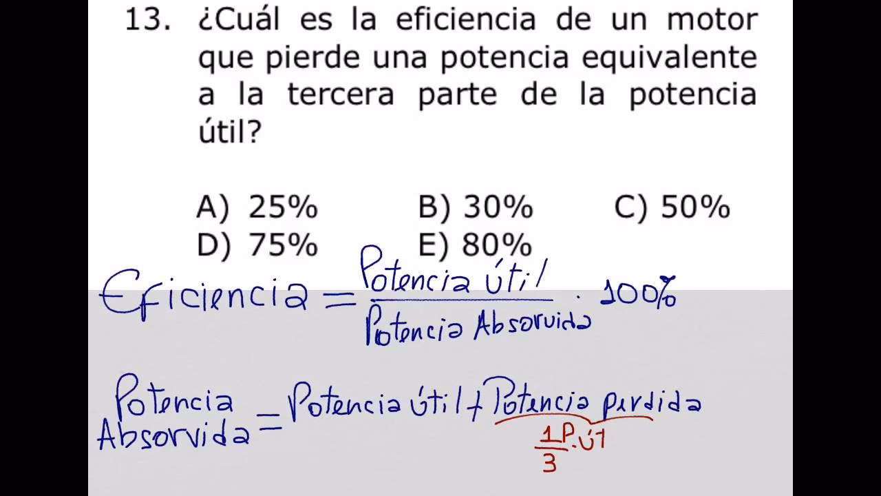 ¿Cómo determinar el rendimiento de un motor?