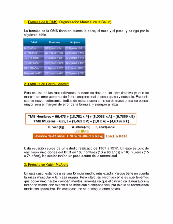 ¿Cómo se calcula el requerimiento energético?