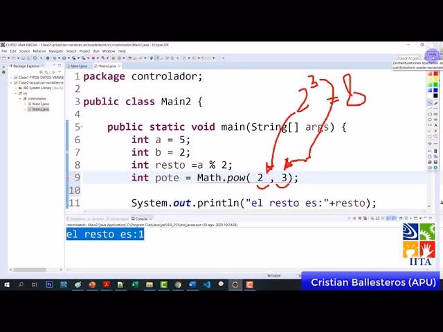 ¿Cómo calcular el resto de división?