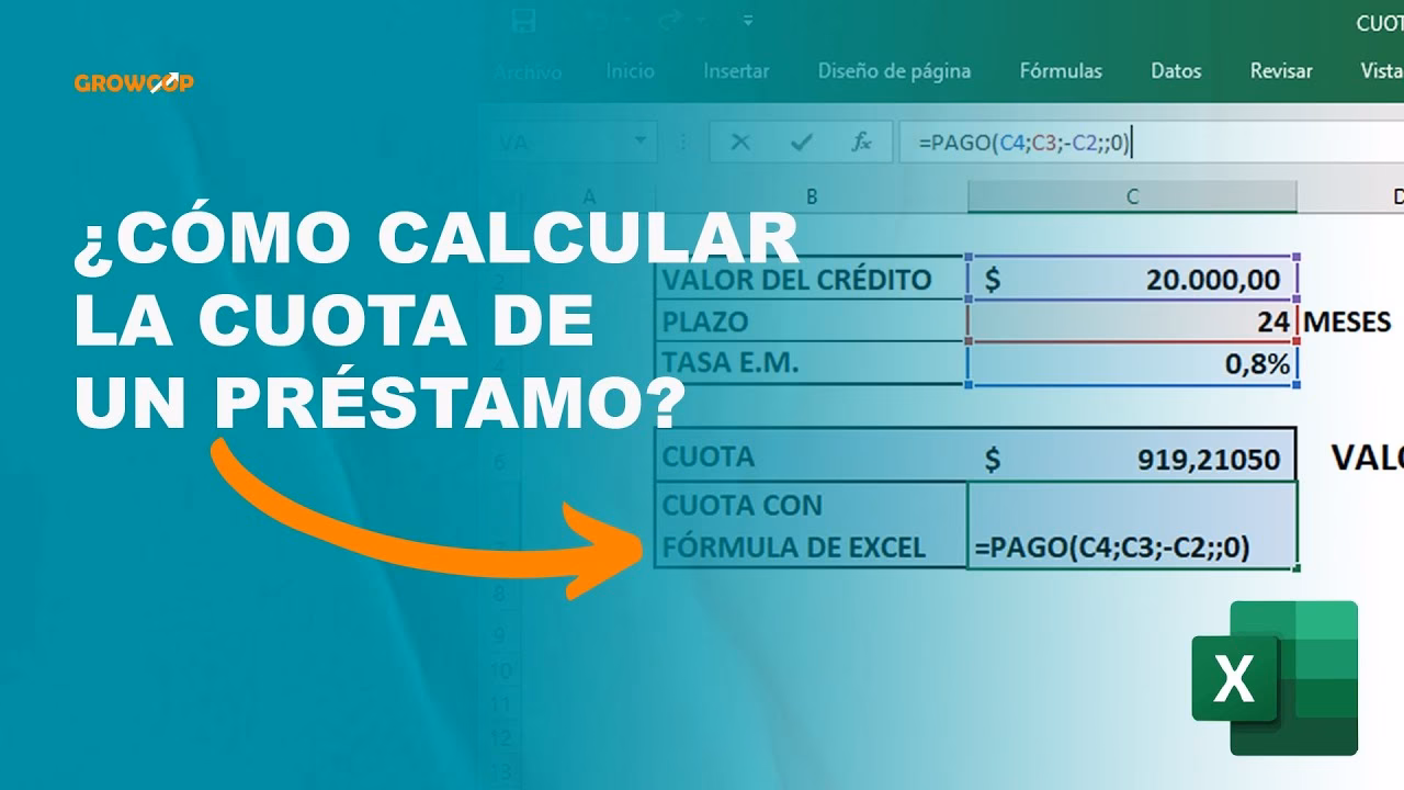 ¿Cómo hallar el valor de la cuota?