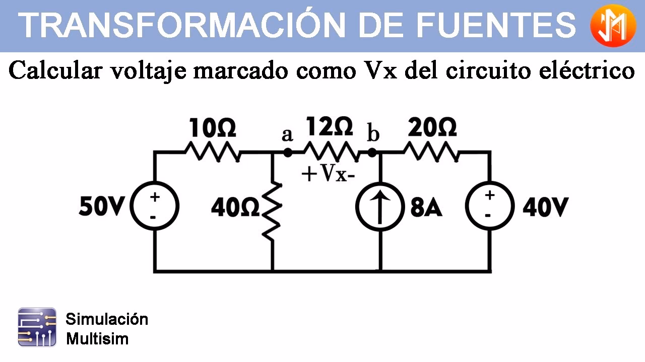 ¿Cómo se calcula el valor de la fuente de tensión?
