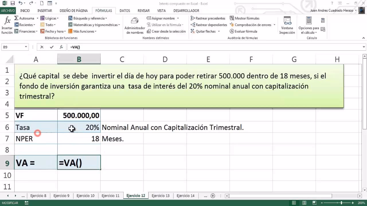 ¿Cómo sacar el total final en Excel?