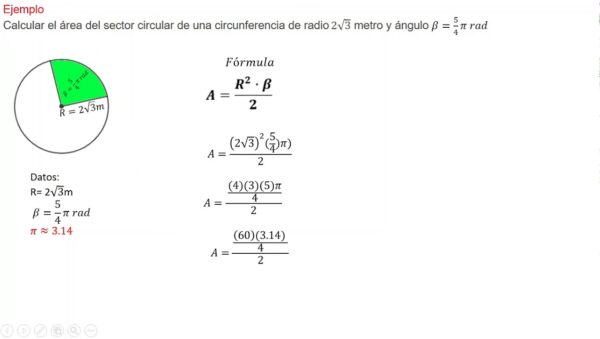 Calculando el Radio y el Área de Sectores Circulares | TODO CALCULADORAS