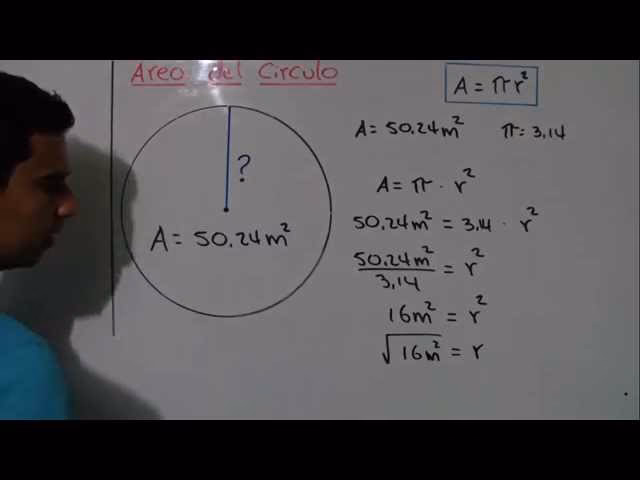¿Cómo sacar el radio de un sector circular?