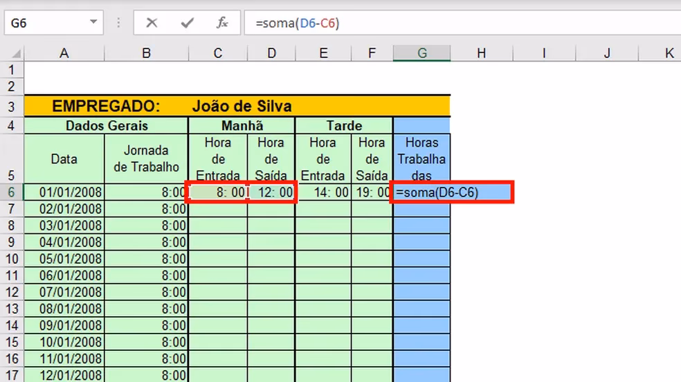¿Cómo hacer un cálculo de tiempo en Excel?