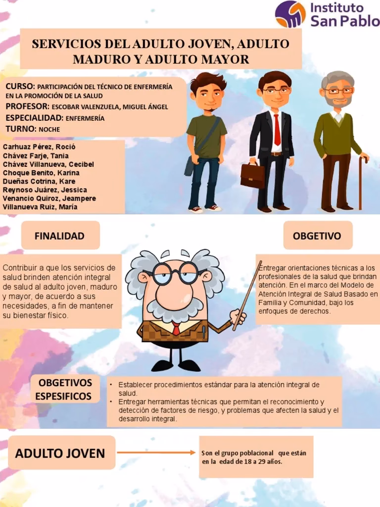 ¿Cuáles son las 3 etapas de la adultez?
