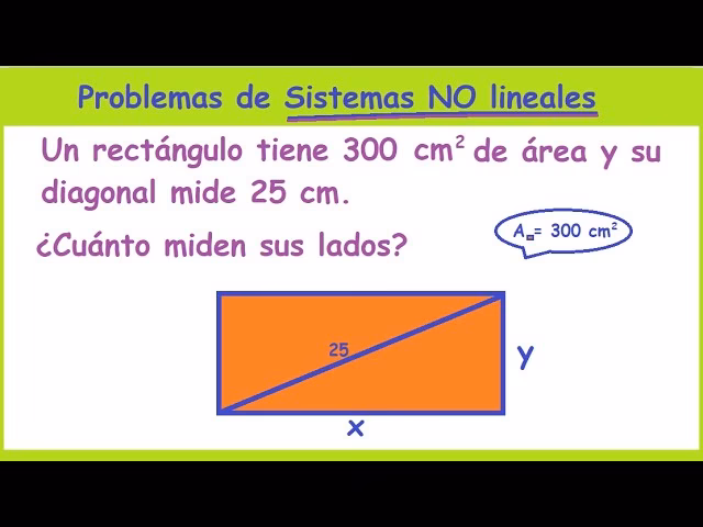 ¿Cuál es la altura de un rectángulo cuya base mide 21 cm y su diagonal 29 cm?