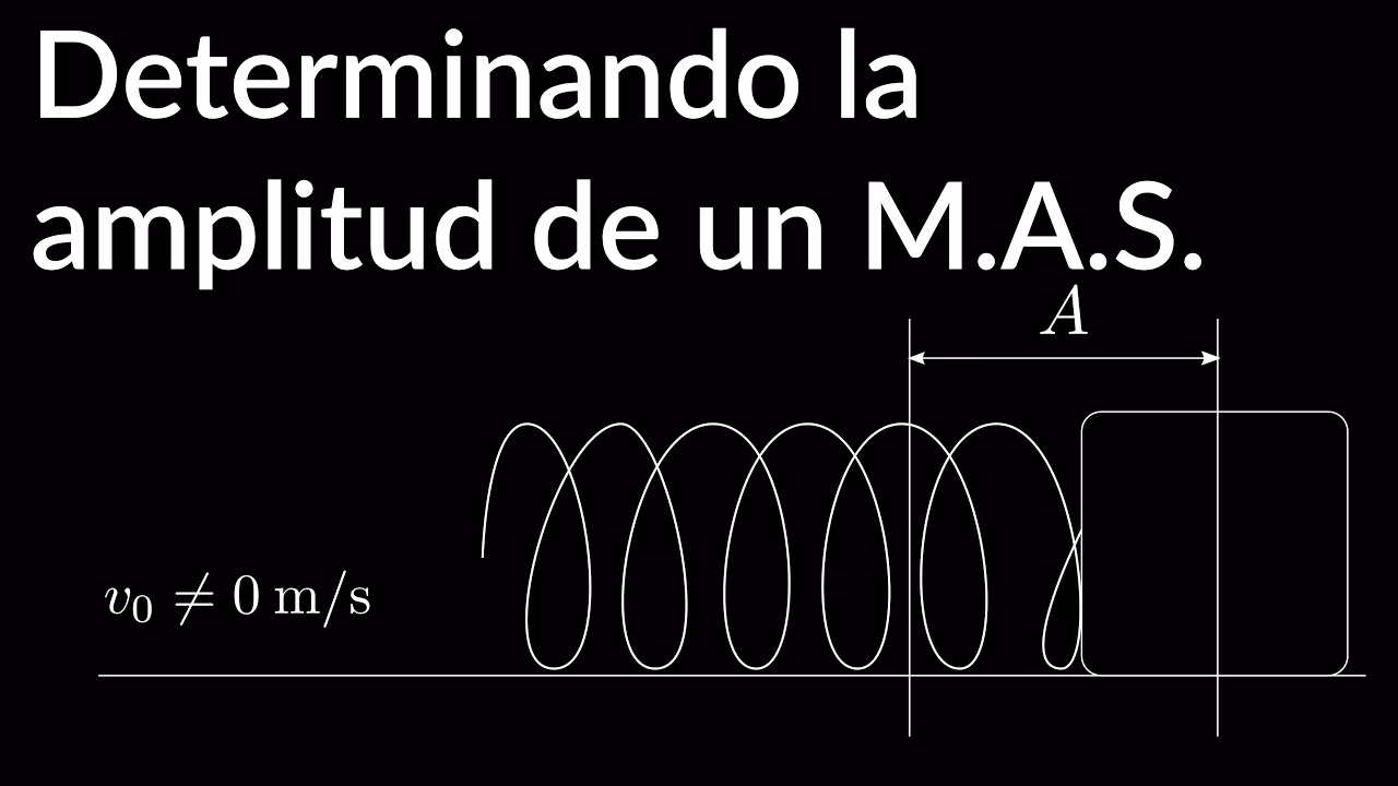 ¿Cómo hallar la amplitud de un más?