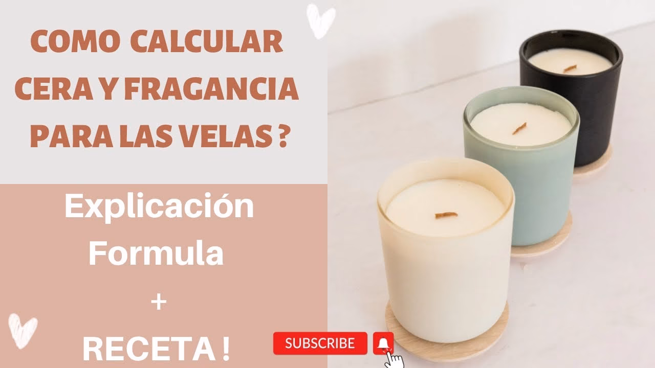 ¿Cómo calcular la cantidad de cera?