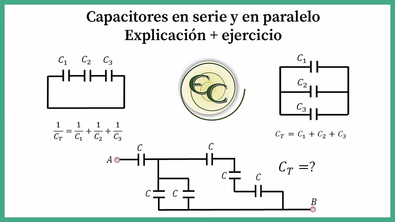¿Cómo se calcula la capacidad en serie?