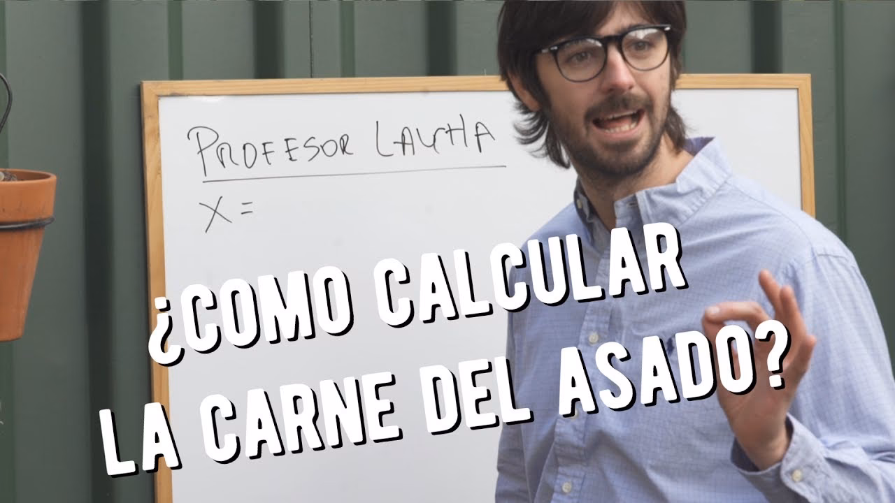 ¿Cómo se calcula la carne para asado?
