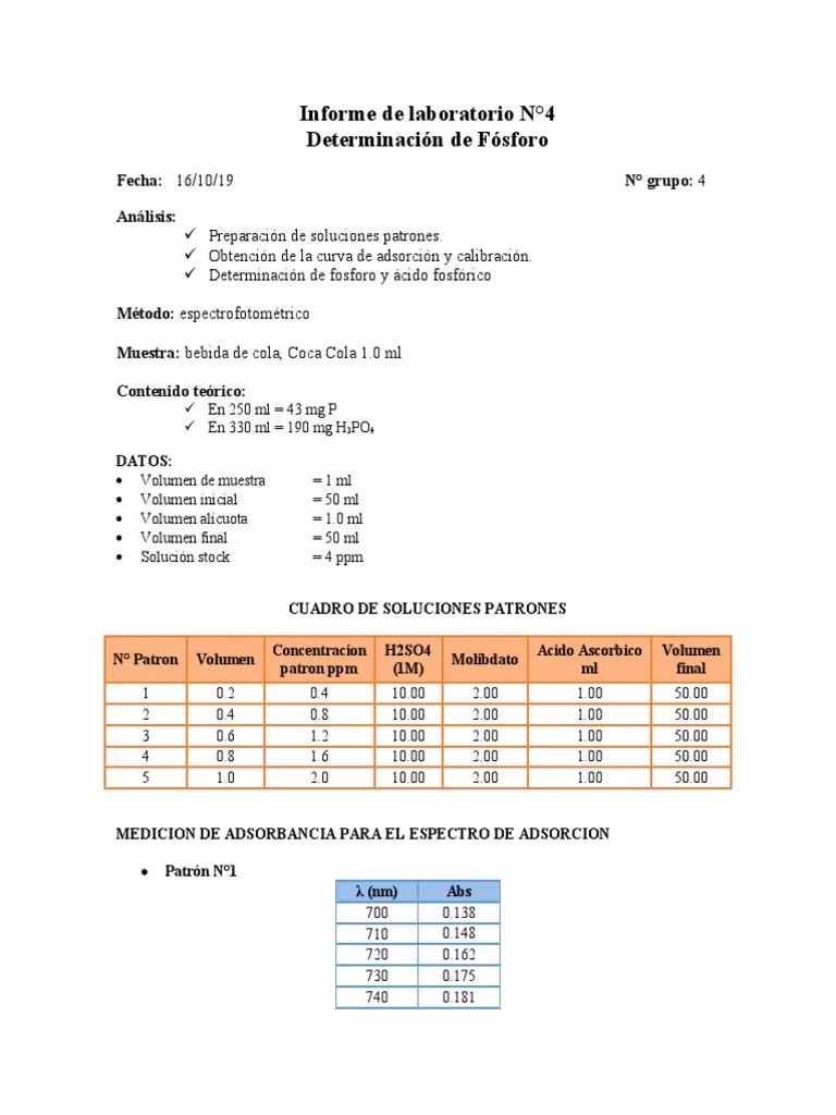 ¿Cómo determinar la concentración de fosfato?