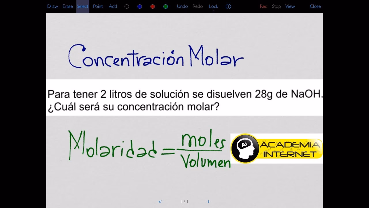 ¿Cómo se calcula la concentración molal?