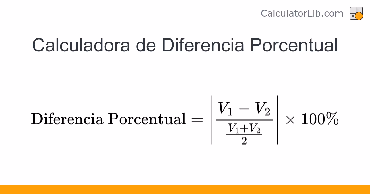 ¿Cómo puedo calcular la diferencia porcentual entre dos valores?