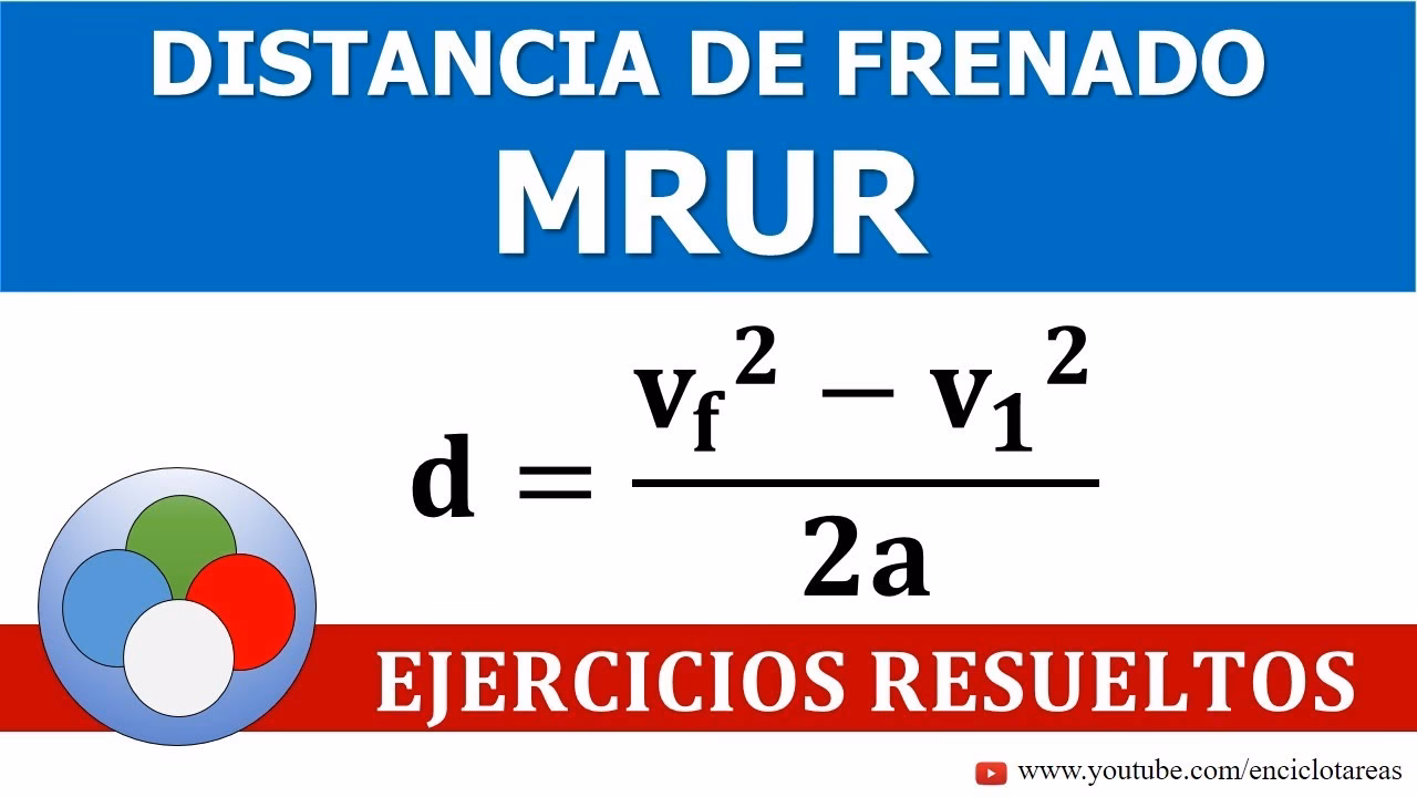 ¿Cuál es la distancia de frenado a 100 km/h?