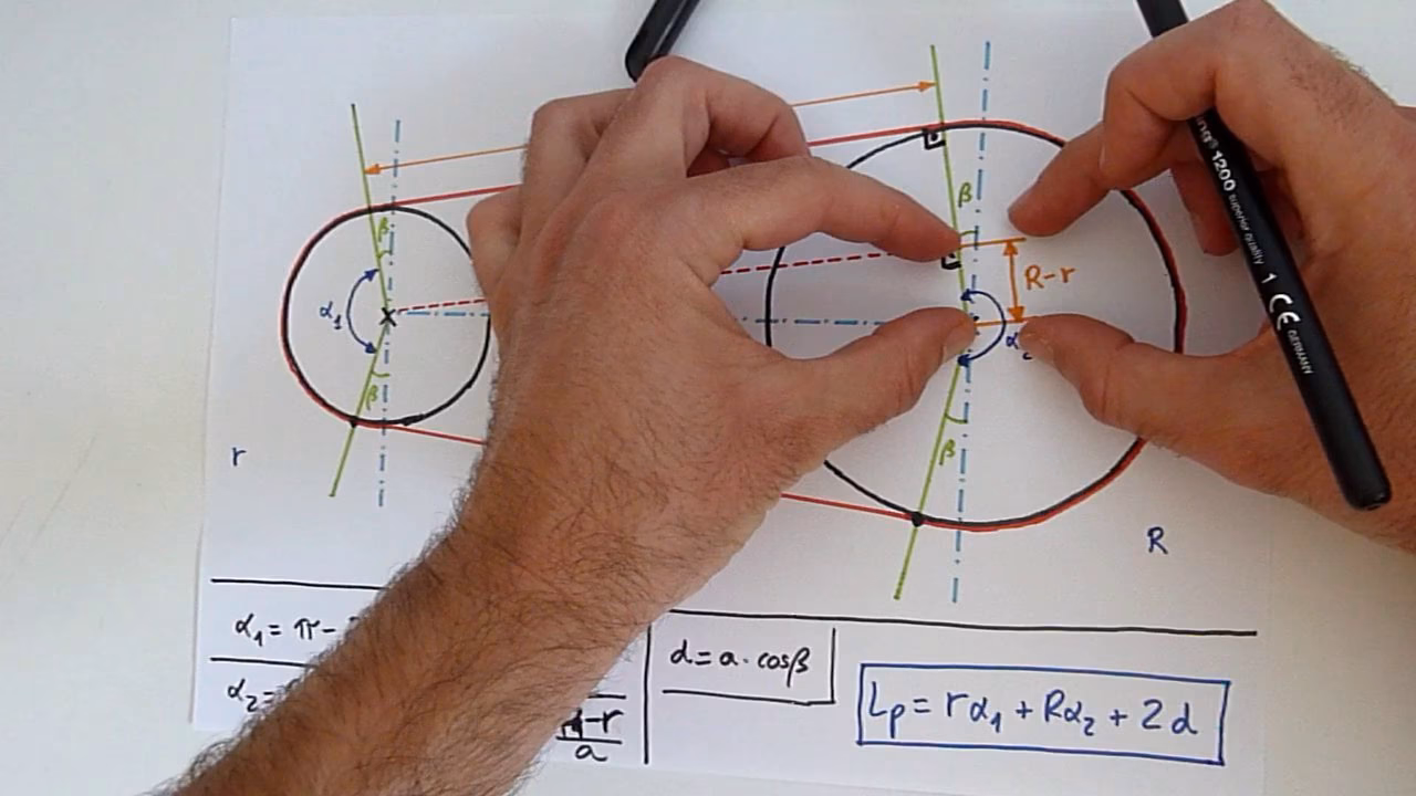 ¿Cómo calcular el paso de la correa?