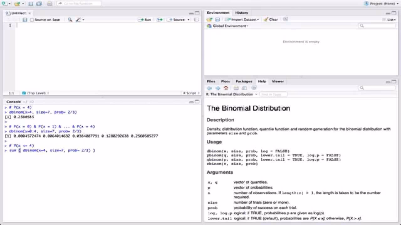 ¿Qué es la distribución binomial en R?