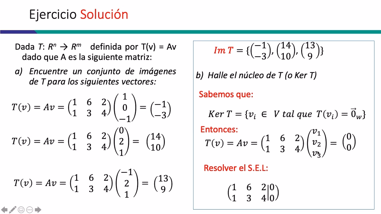 ¿Cuál es la fórmula de transformación?