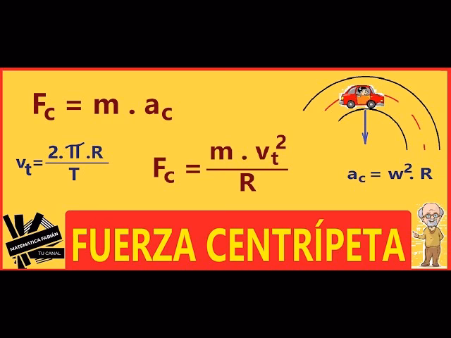 ¿Cómo calcular la fuerza centrípeta?