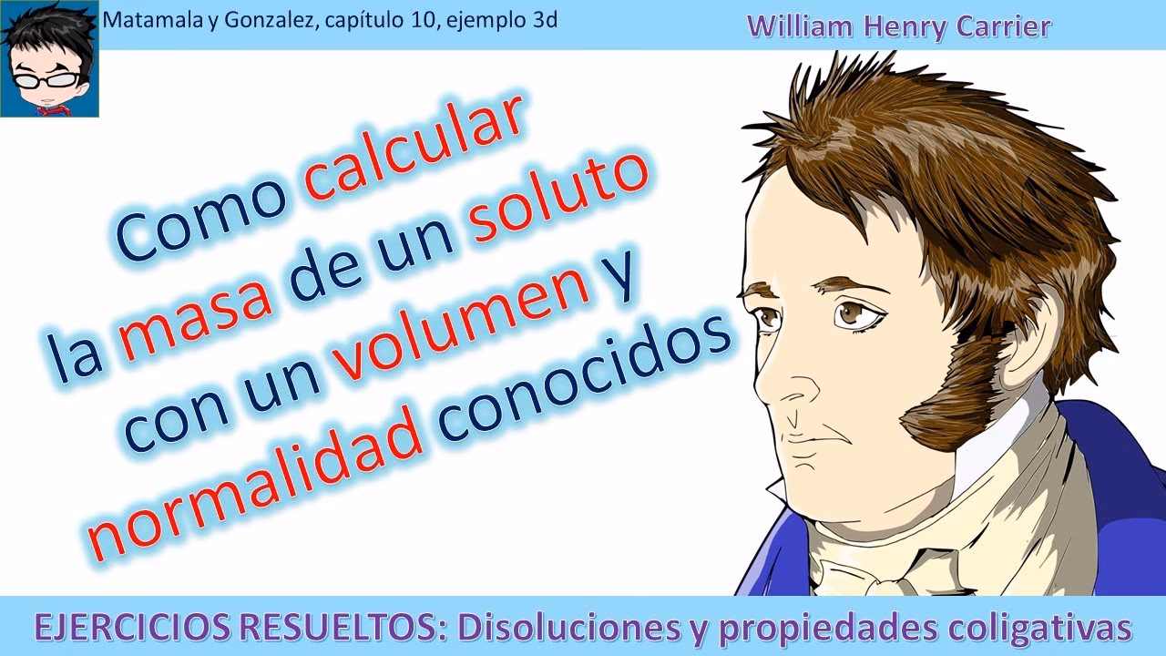 ¿Cómo se calcula la masa del soluto?