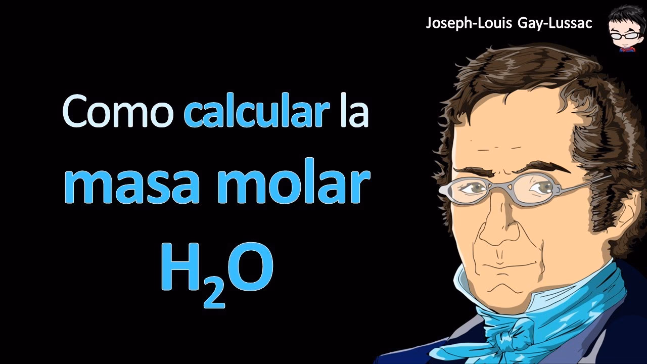 ¿Cómo calcular los moles del H2O?