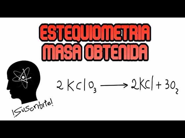 ¿Cómo encontrar la masa usando la estequiometría?