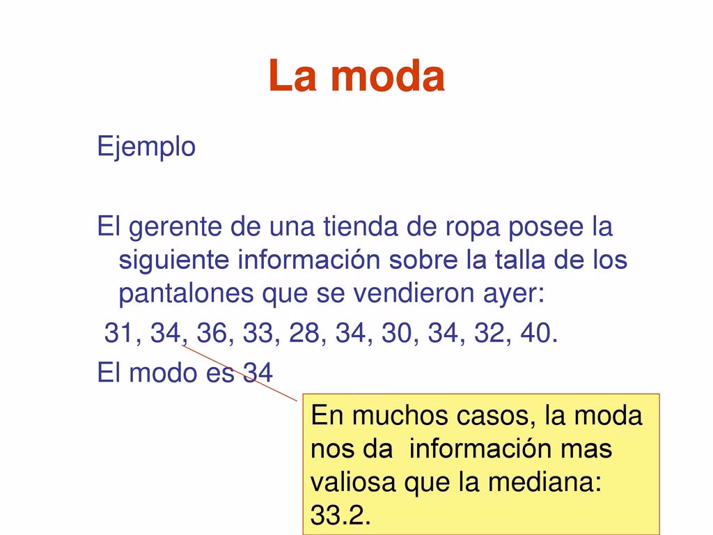 ¿Cuál es la fórmula correcta para calcular la media?