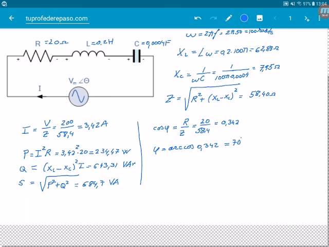 ¿Cómo calcular la potencia activa?