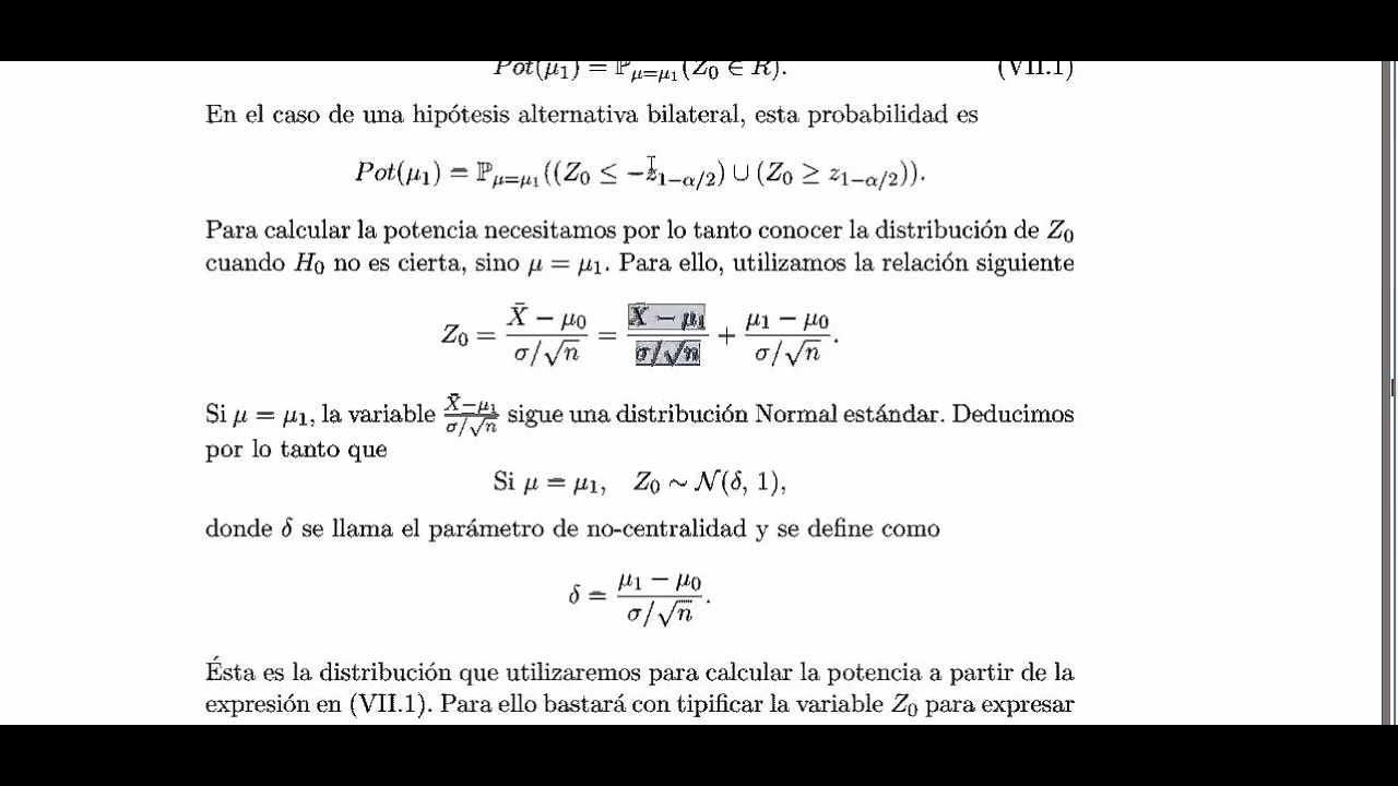 ¿Cómo se calcula la prueba de hipótesis?