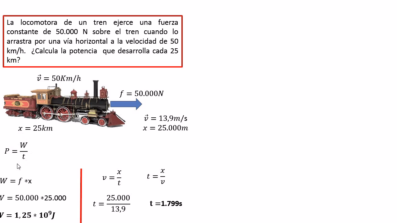 ¿Cuál es la potencia mecánica de un motor que realiza un trabajo de 150 000 J en 4 segundos?