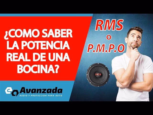 ¿Cuántos watts de potencia debe tener una buena bocina?