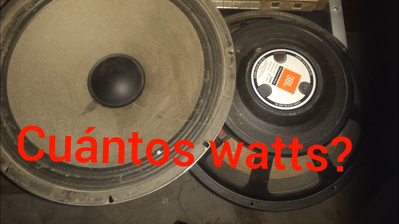 ¿Cómo saber la potencia real de una bocina?