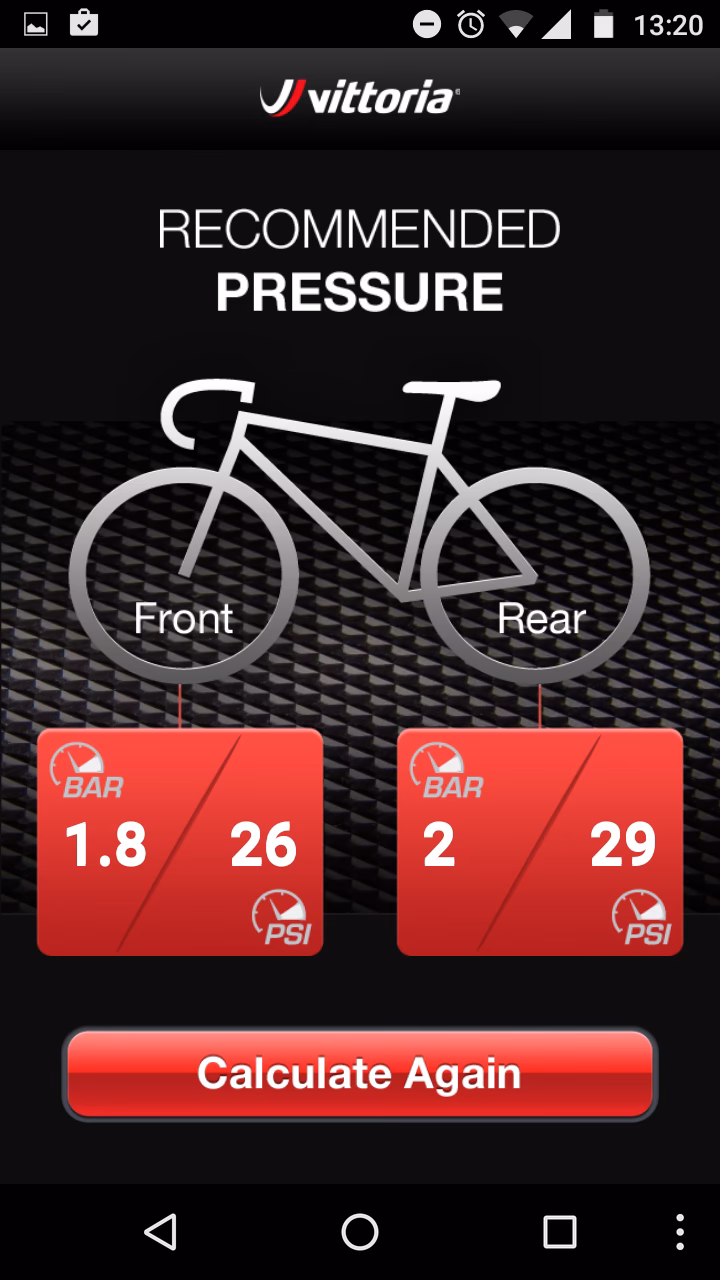 ¿Cómo puedo calcular la presión de las ruedas de mi bicicleta?