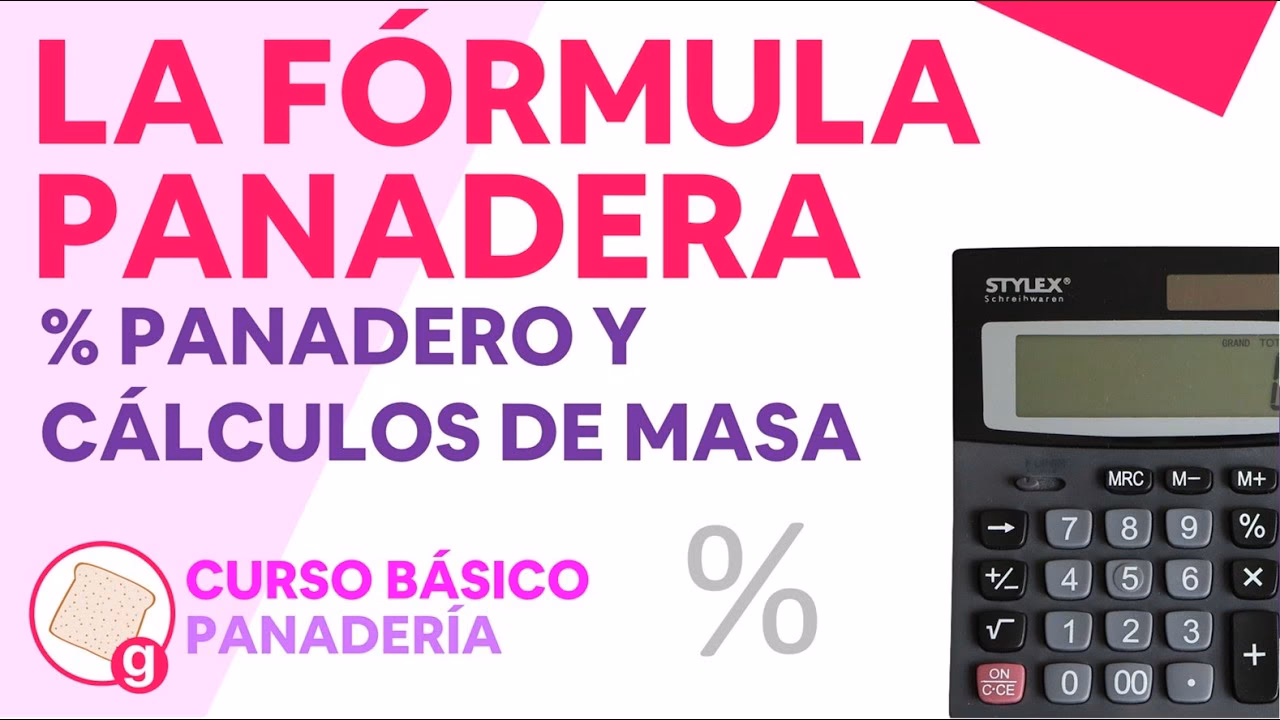 ¿Cuál es la fórmula del porcentaje de panadero?