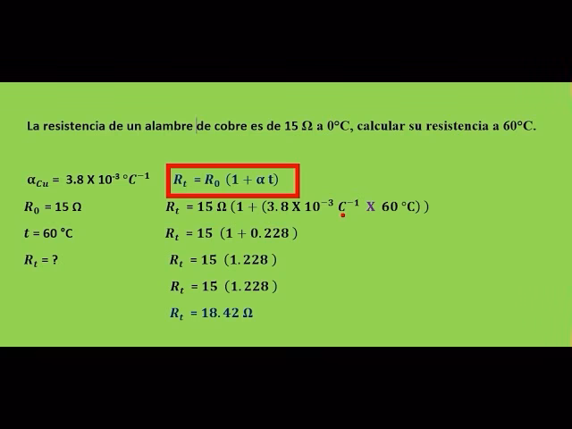 ¿Cuál es la resistencia del cable de cobre de 1,5 mm?