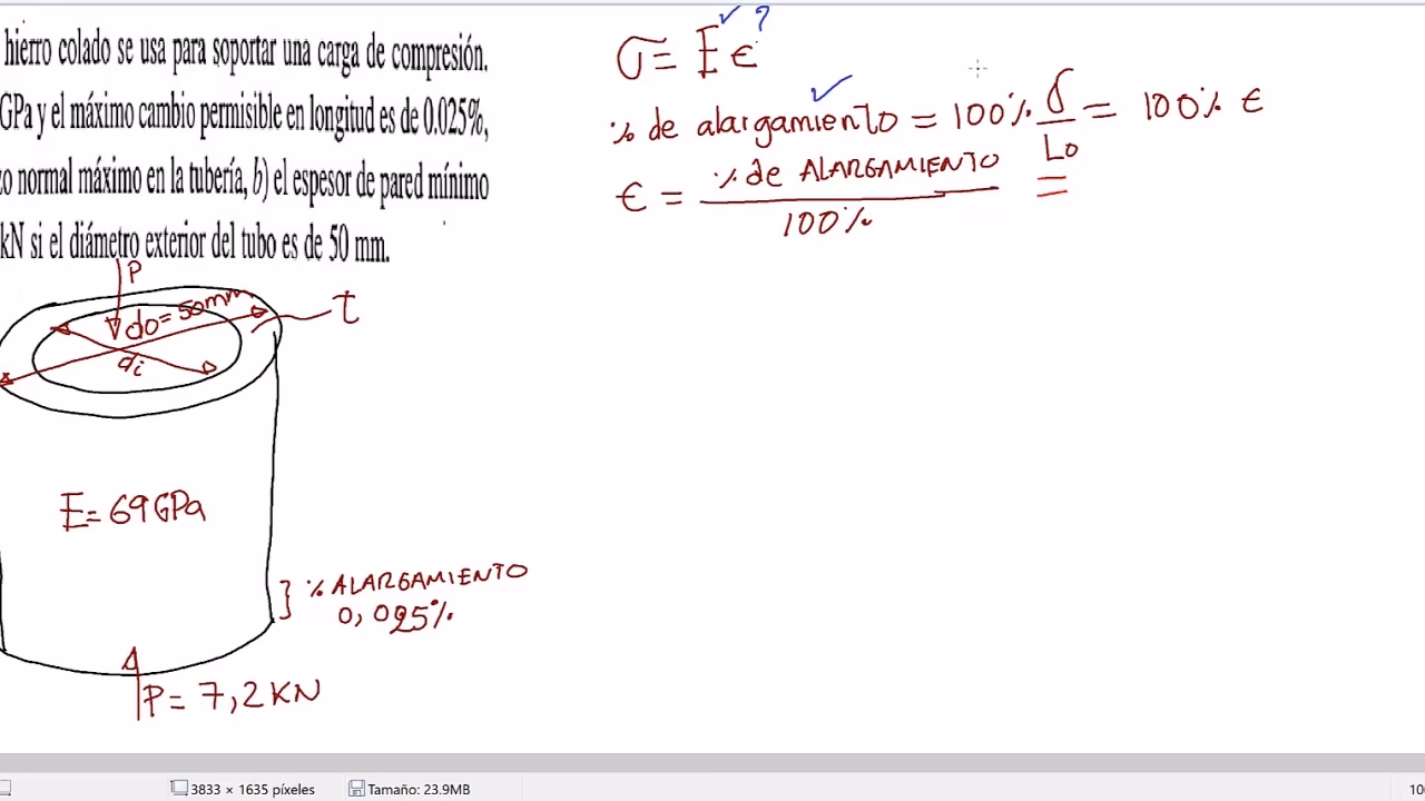 ¿Cómo calcular el peso que soporta un tubo cuadrado?