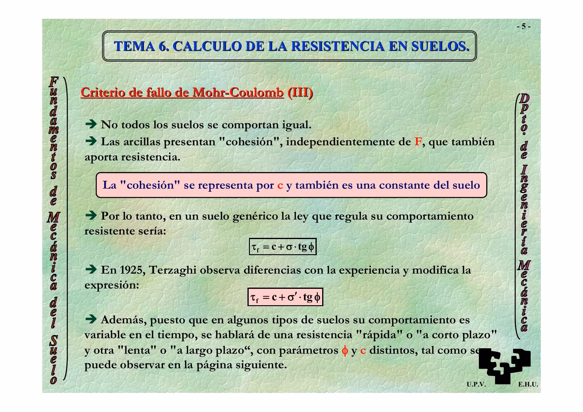 ¿Cómo determinar la resistencia del suelo?