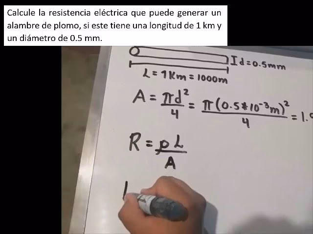 ¿Cómo hallar la resistividad?