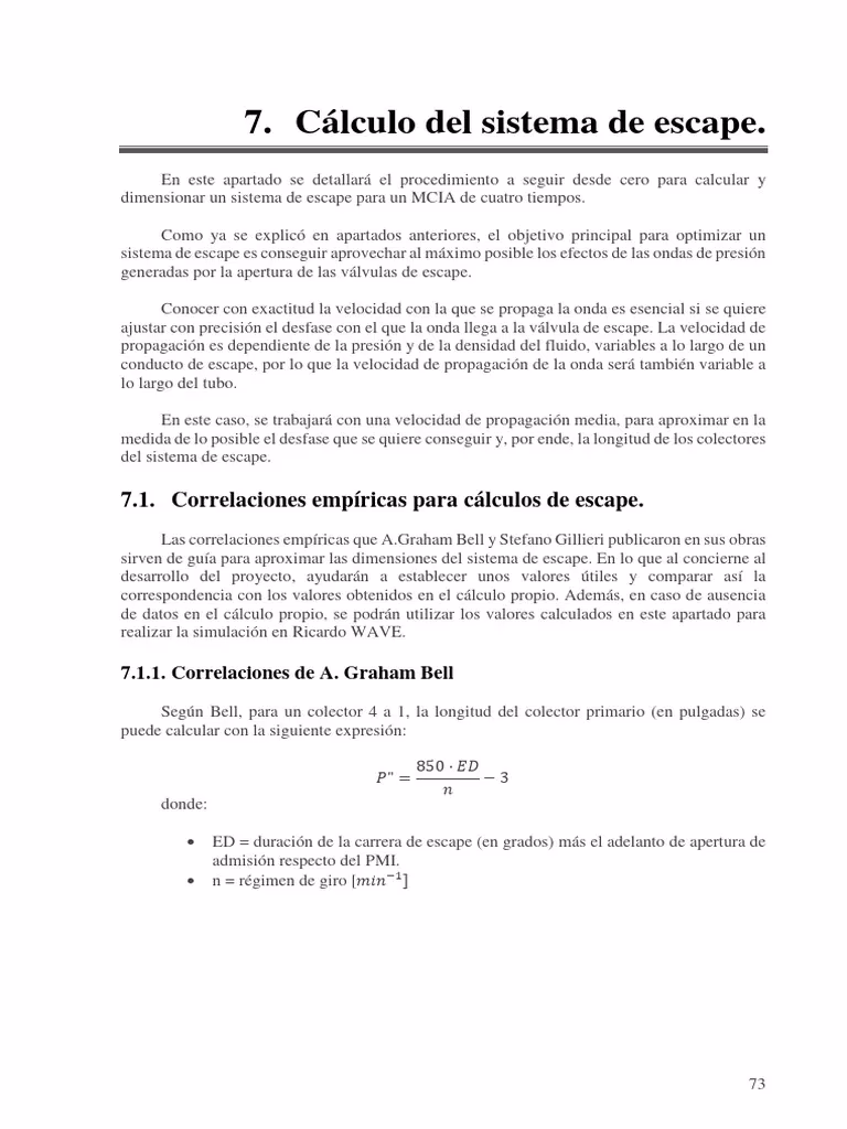 ¿Cómo encontrar el tamaño de escape adecuado?