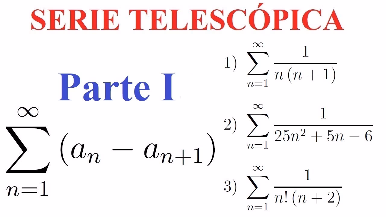 ¿Cómo se halla la suma de una serie?