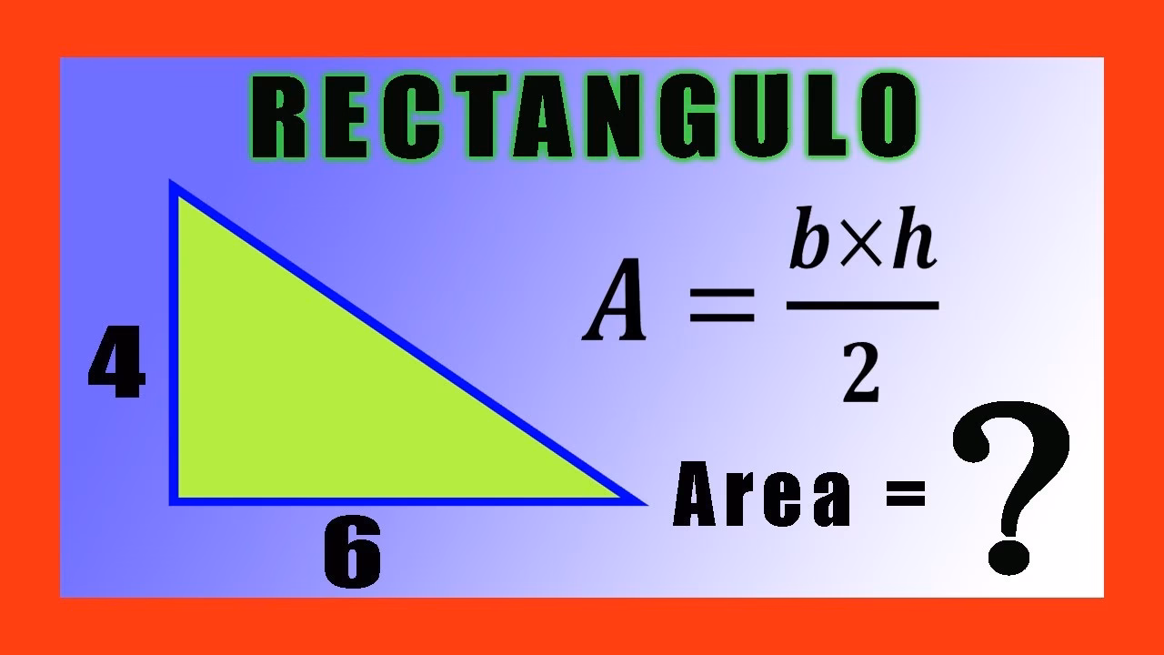 ¿Cómo sacar la superficie de un triángulo rectángulo?